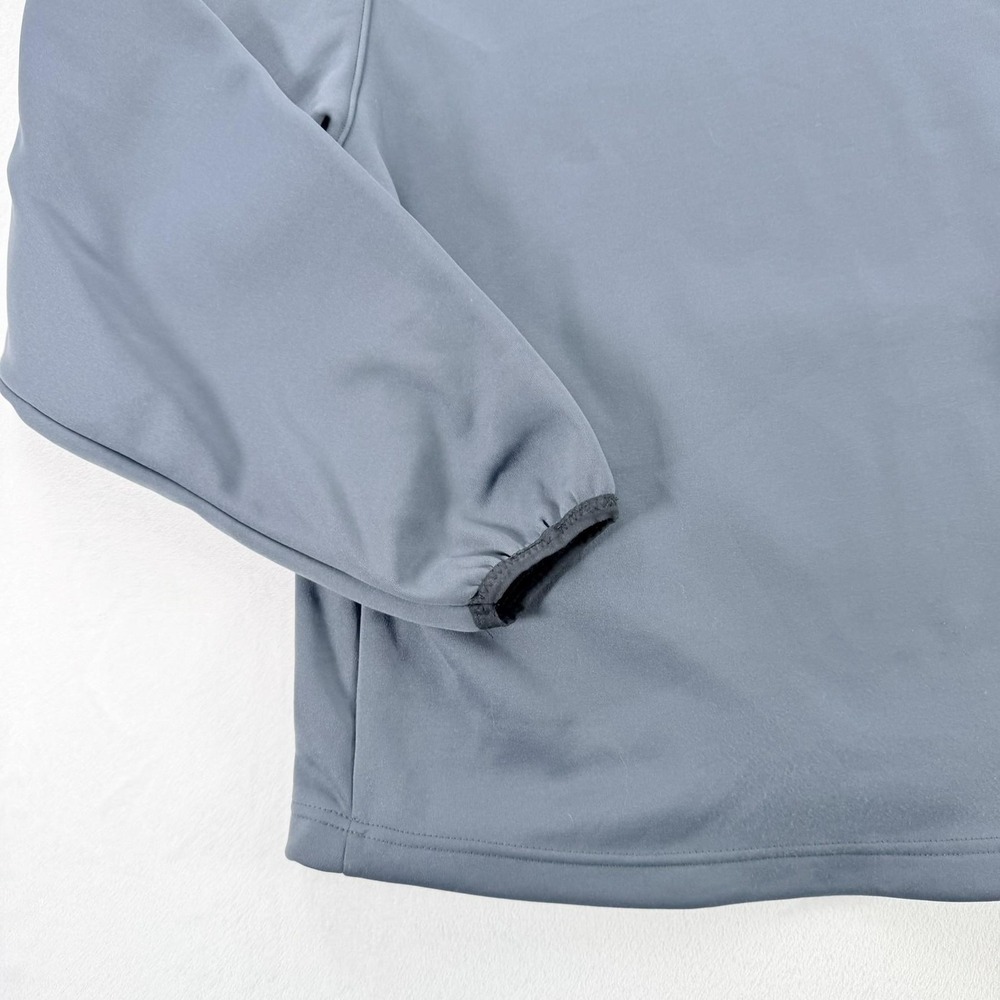 Champion Hoodie Mens XL Gray Fleece Pullover Kangaroo Pocket Logo Sweatshirt - Picture 15 of 16